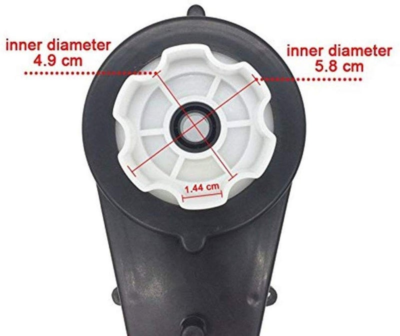 WEELYE 24V 30000RPM Gearbox with High Torque 24V DC Motor for Kids Ride on Car SUV Parts, Electric Motor with Gear Box High Speed RS550 DC Motor Match Children Ride on Toys Accessories - Image 2